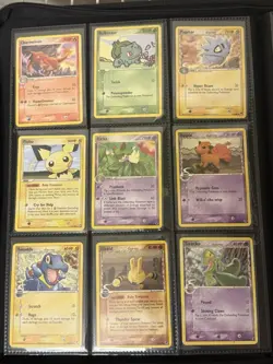 Pokemon Vintage binder lot 7 Holos 50 cards total - Image 4