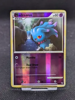 Pokemon Card Misdreavus 57/90 Undaunted Reverse Holo NM/M - Image 1