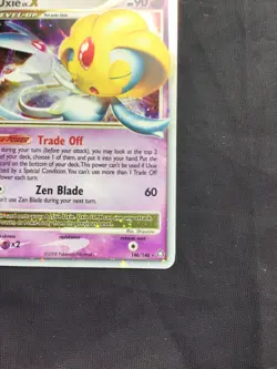 Pokemon Cards: Legends Awakened Rare Holo: Uxie Lv. X 146/146 - Image 5