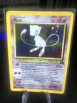 Pokemon TCG Black Star Promo Holo Card Mew #9 WOTC LP Condition - Image 1