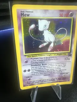 Pokemon TCG Black Star Promo Holo Card Mew #9 WOTC LP Condition - Image 2