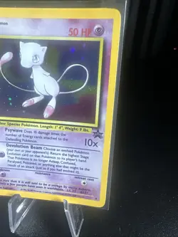 Pokemon TCG Black Star Promo Holo Card Mew #9 WOTC LP Condition - Image 3