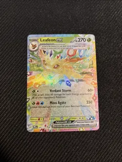 Pokemon TCG Leafeon EX Double Rare Holo Card 006/131 Prismatic Evolutions - Image 1