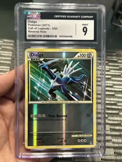 CGC 9 2011 Call of Legends Dialga 3/95 Reverse HOLO Pokemon Card - Image 1