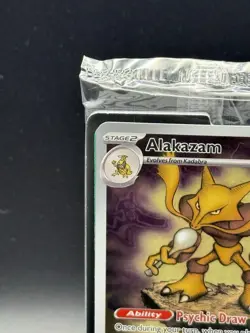 Pokemon Alakazam Mega Evolution ETB Promo card (Sealed) - Image 4