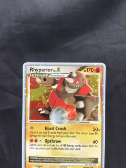 Pokemon Cards: Legends Awakened Rare Holo: Rhyperior Lv. X 145/146 - Image 2
