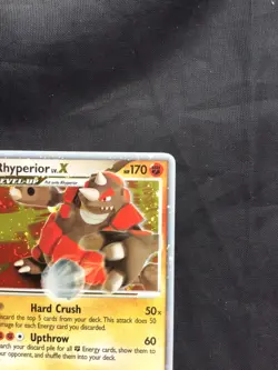 Pokemon Cards: Legends Awakened Rare Holo: Rhyperior Lv. X 145/146 - Image 4