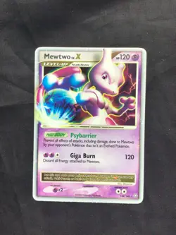 Pokemon Cards: Legends Awakened Rare Holo: Mewtwo Lv. X 144/146 - Image 1