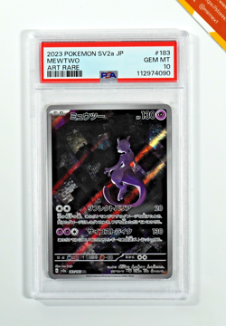 Pokemon PSA 10 Mewtwo #183 SV2a Card 151 Art Rare 2023 Japanese - Image 1