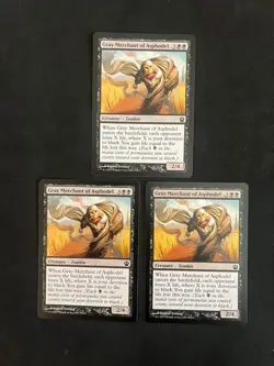Gray Merchant of Asphodel x3 [Theros] Magic MTG Cards NM/LP - Image 1