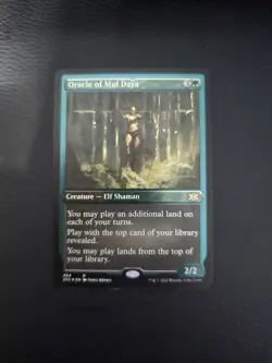 Oracle of Mul Daya (Foil Etched) Double Masters 2022 Foil MTG NM Magic Card - Image 1