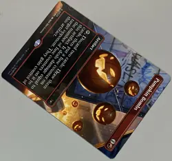 MTG Marvel’s Spider-Man Eternal Pumpkin Bombs Artifact RARE REGULAR #0026 - Image 4