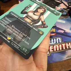 ** Magic The Gathering Final Fantasy "Tifa Lockhart" 0391 BORDERLESS RARE NM - Image 3