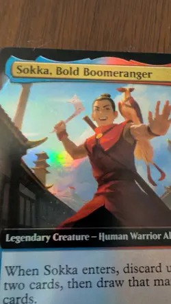 Sokka, Bold Boomeranger (Extended Art) Media Promos Foil - Image 5