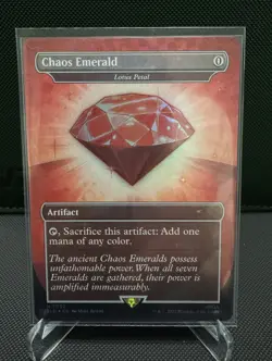 Chaos Emerald - Lotus Petal (7032) Secret Lair Drop Foil - Image 2