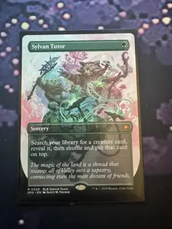 Mtg Sylvan Tutor Bloomburrow Borderless 0059 NM - Image 1