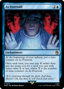 As Foretold #214 | Near Mint | Doctor Who Magic MTG - Image 1