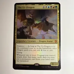Magic the Gathering: The Ur-Dragon Oversized Foil Commander 2017 048/309 M NM - Image 1