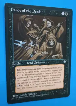 Magic the Gathering MTG Ice Age DANCE OF THE DEAD LP/EX U 1995 Nice! - Image 2
