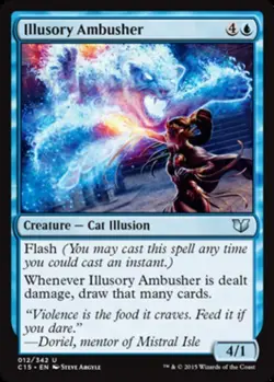 Illusory Ambusher - Commander 2015 #012/342 MTG Magic The Gathering - Image 1