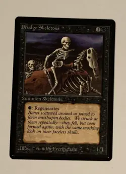 Drudge Skeletons Limited Edition - Beta Edition Regular, Magic The Gathering MTG - Image 1