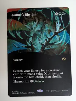 MTG - Nature's Rhythm - TDM - R - Borderless - 349 - Image 1