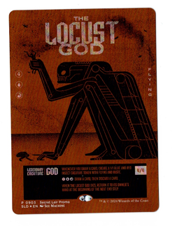2024 MTG Magic The Gathering Secret Lair Poster Promo Foil The Locust God N - Image 1