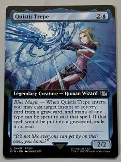 MTG Final Fantasy Quistis Trepe Legendary Creature UNCOMMON REGULAR #0440 - Image 1