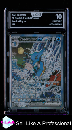 SEEDRAKING EX POKEMON 2024 131 SCARLET & VIOLET PROMOS AOG 10 - Image 1