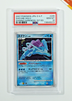 Pokemon PSA 10 Suicune #295 Holo 1st Ed Shining darkness 2007 Japanese - Image 1