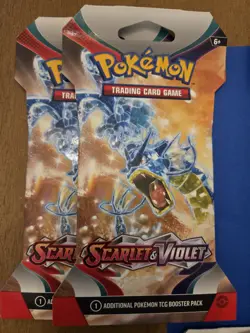 Pokemon TCG: Scarlet & Violet Sleeved Booster Packs x20 All Four Styles. New! - Image 2