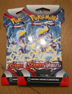 Pokemon TCG: Scarlet & Violet Sleeved Booster Packs x20 All Four Styles. New! - Image 3