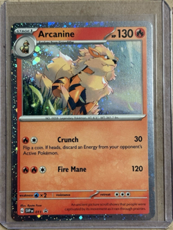 Arcanine Cosmo Holo Scarlet & Violet Promo 011 Pokemon TCG - Image 1