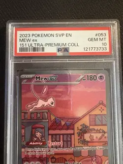 2023 Pokemon SVP EN Mew ex #053 PSA 10 Gem Mint - 151 Ultra-Premium - Image 2