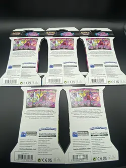 Pokemon Sword & Shield Fusion Strike Sleeved Booster Packs X5 Factory Sealed - Image 4