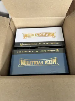Pokemon Mega Evolution Pokemon Center ETB Set And Enhanced Booster Box SEALED - Image 3