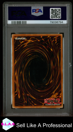 MASK OF RESTRICT YU-GI-OH! LABYRINTH OF NIGHTMARE 18 1ST ED. 2003 ENGLISCH PSA 9 - Image 2