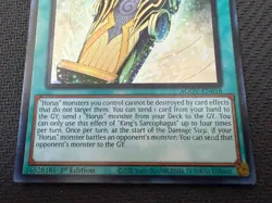 King's Sarcophagus AGOV-EN058 Age of Overlord 1st Edition Ultra Rare Yu-Gi-Oh! - Image 2