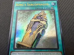 King's Sarcophagus AGOV-EN058 Age of Overlord 1st Edition Ultra Rare Yu-Gi-Oh! - Image 3