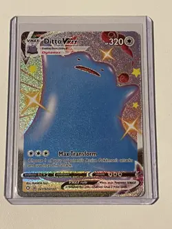 Ditto VMAX SV119/SV122 Shining Fates: Shiny Vault Holo Full art Pokemon Card - Image 1