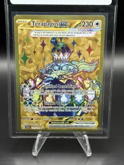 Pokemon TCG Terapagos EX 173/142SV07: Stellar Crown Hyper Rare Holo Card - Image 1
