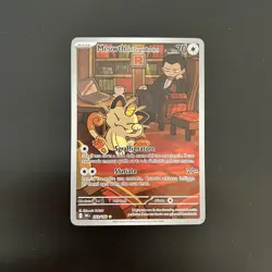 Pokemon Card Meowth del Team Rocket 203/182 rivali predestinati ITA Near Mint - Image 1