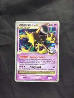Pokemon Cards: Rising Rivals Rare Holo: Alakazam Lv. X 103/111 - Image 1