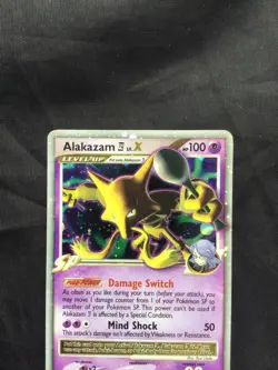 Pokemon Cards: Rising Rivals Rare Holo: Alakazam Lv. X 103/111 - Image 2