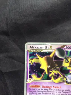Pokemon Cards: Rising Rivals Rare Holo: Alakazam Lv. X 103/111 - Image 3