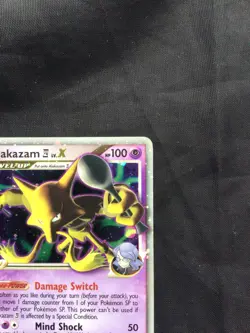 Pokemon Cards: Rising Rivals Rare Holo: Alakazam Lv. X 103/111 - Image 4