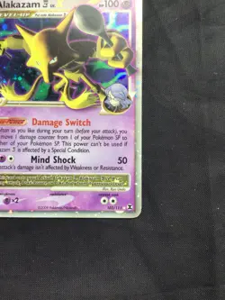 Pokemon Cards: Rising Rivals Rare Holo: Alakazam Lv. X 103/111 - Image 5