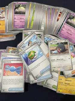 Paldean Fates Bulk Lot 200 Cards Common/Uncommon - Image 1