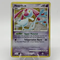 Mesprit 14/123 Holo Rare Mysterious Treasures Pokemon Card - Image 1