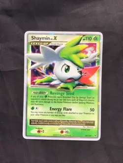 Pokemon Cards: Platinum Rare Holo: Shaymin Lv. X 127/127 - Image 1